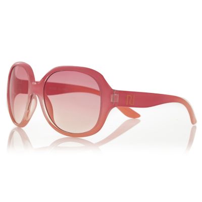 Mini girls pink glam sunglasses